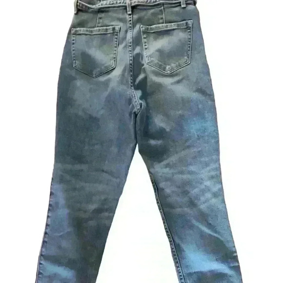 Hollister paper bag blue distressed ankle jeans size 25 #182 - Picture 2 of 2